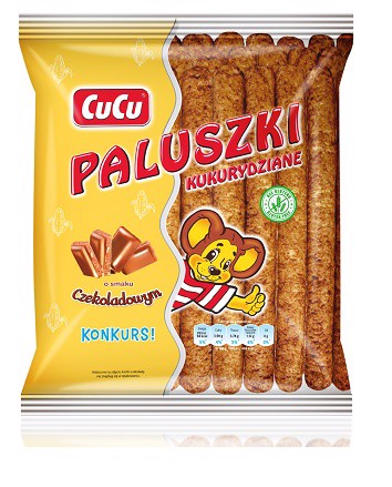 CuCu Bezlepkové čokoládové kukuričné tyčinky