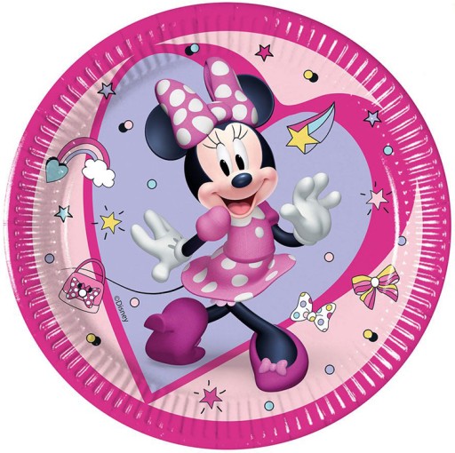 Narodeninové poháre MINNIE MOUSE mini myš DAISY narodeninová oslava 8 ks