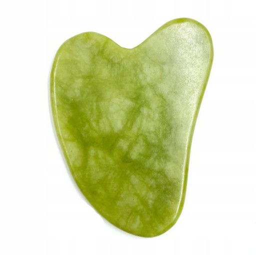 Gua Sha Plate Jade Stone na masáž tváre