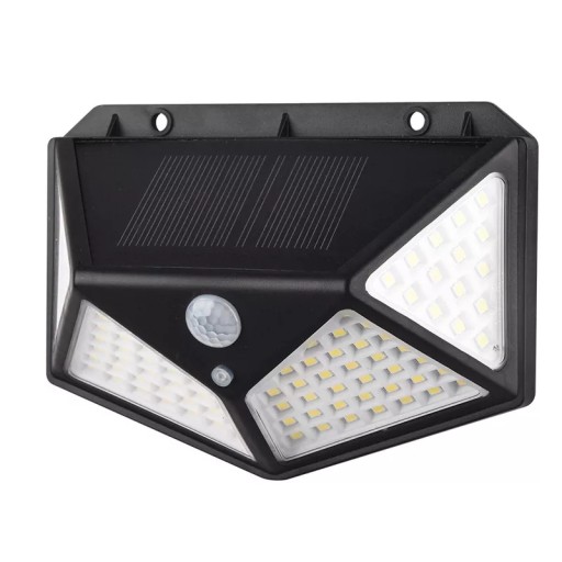 Solárna lampa so súmrakovým pohybovým senzorom, 100 LED