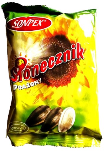 Slnečnicové semienka pražené ČIERNA 150G Sonpex