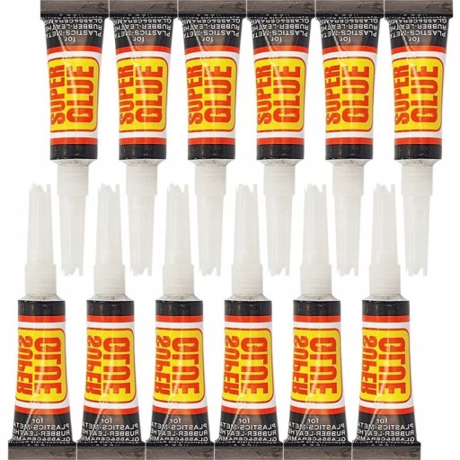 SUPER GLUE RÝCHLE SILNÁ SÚPRAVA 12 KS