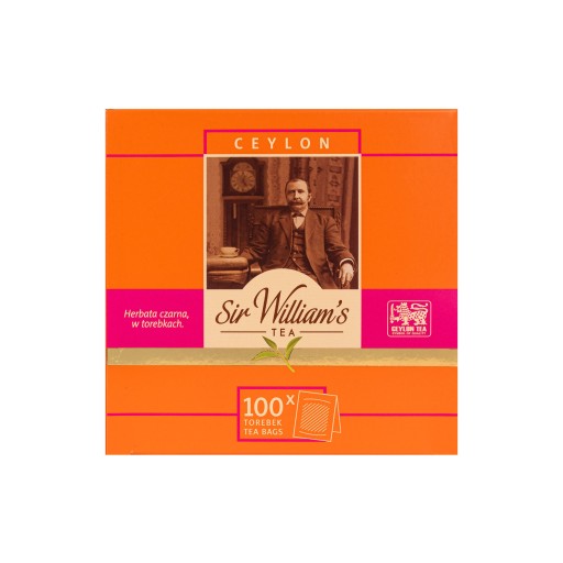 Sir William's London Tea Ceylon Black 100 vrecúšok