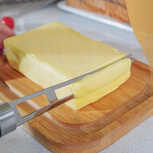 Bambusová DOSKA s vekom Nádoba na potraviny MASLO