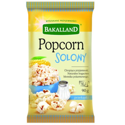 Popcorn Solené kukuričné zrná do mikrovlnnej rúry 90G