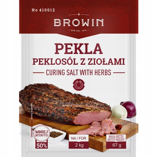 Nakladacia soľ s bylinkami na úpravu mäsa - 67g