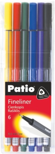 Jemné linky, 6 kusov, Trio Patio