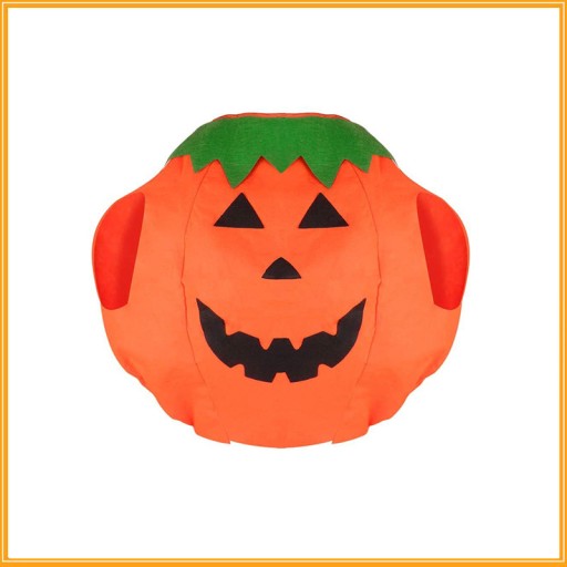 TEKVICOVÝ OUTFIT JEDNORÁZOVÝ HALLOWEEN TEKVICOVÝ KROJ VITAMÍNY JESEŇ + KLOBÚK