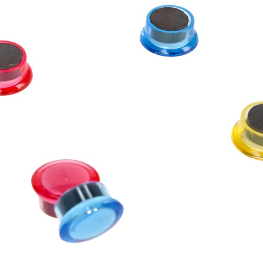 TRANSPARENT MAGNETS sada 8 KS 22mm STARPAK TRANSPARENT magnetov