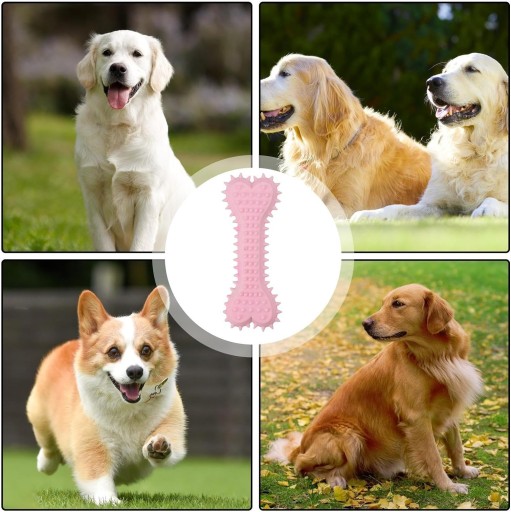V2 BONE DOG CHEEPER GUMOVÉ ŠTENIATKA HRAČKA MLÁĎATKO S OSTRÝMI