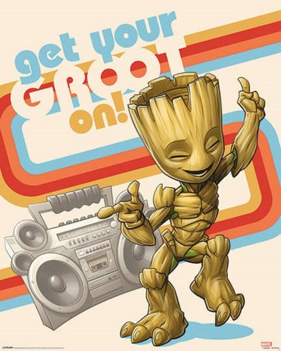 Guardians of the Galaxy Get Your Groot On - Plagát