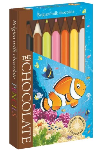 Čokoládové pastelky FISH 100G