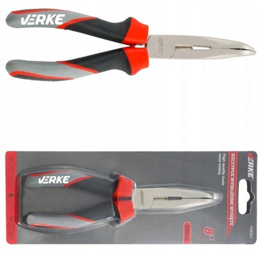 KOMBINOVANÉ KLIEŠTE PREDĹŽENÉ PREHNUTÉ 180mm VERKE