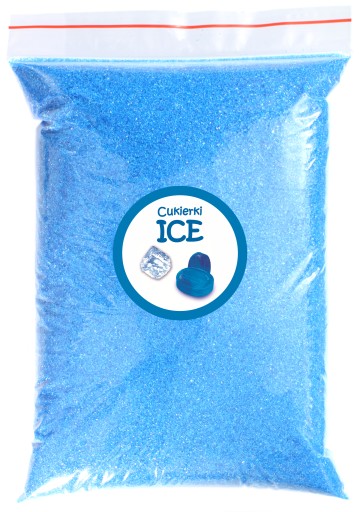 Cukor na cukrovú vatu ICE 1kg Ice Doypack Blue Dry