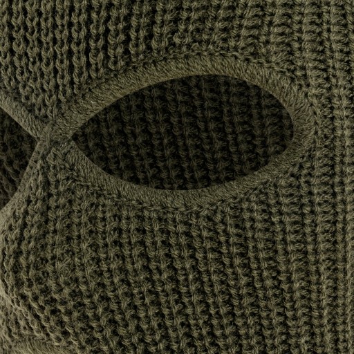 Kukla zimná kukla Mil-Tec - 3 Holes Green