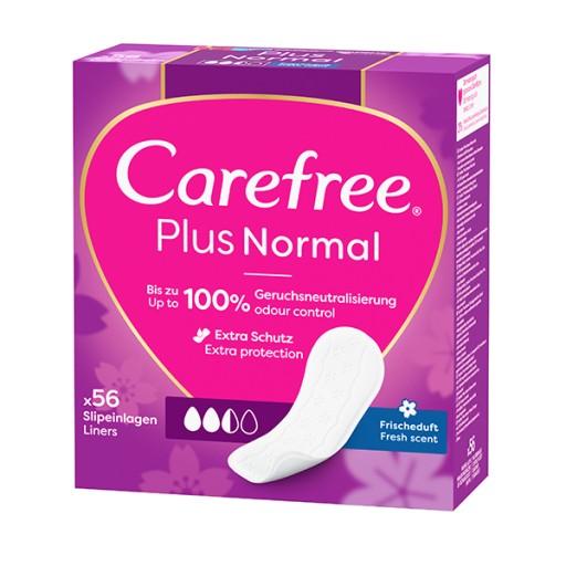 Hygienické vložky CAREFREE Plus Original Fresh Scent 56 ks