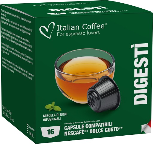 Dolce Gusto IC Digesti kapsule - Čaj 16 ks