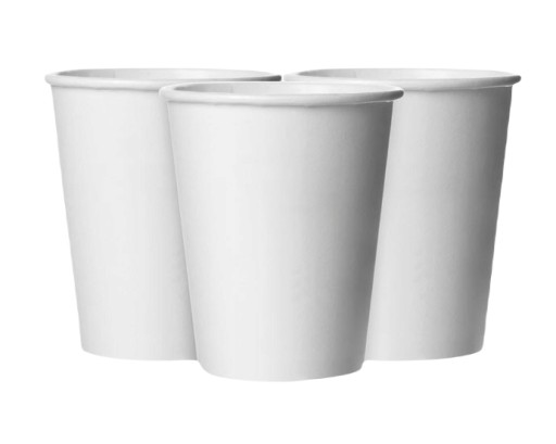 Papierové poháre na studené a teplé nápoje 200/250ml 50 ks