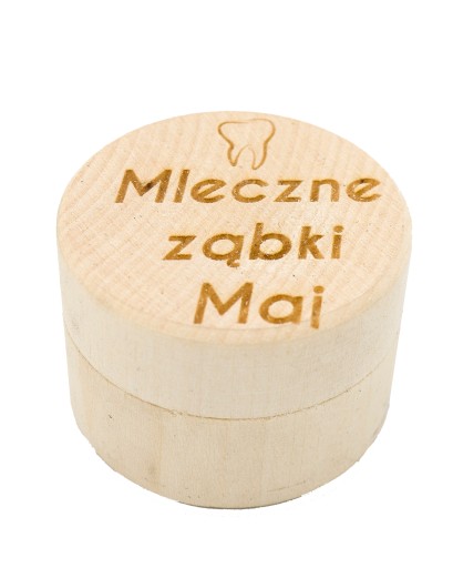Krabička na prvý mliečny zúbok s gravírovaním