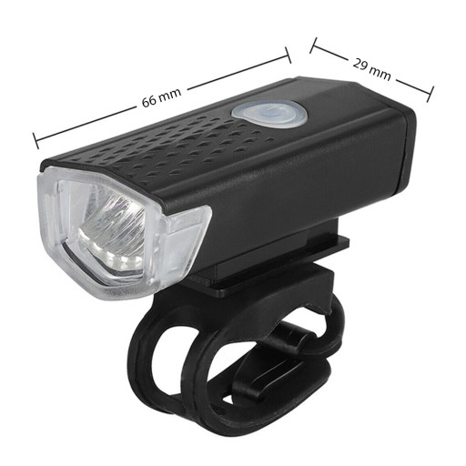 LED LAMPA NA BICYKEL USB PREDNÉ SVETLO NA BICYKEL