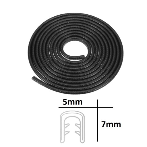 SILNÉ VYZTUŽENÉ HRANOVÉ TESNENIE NA HRANE 7mm x 5mm x 5M