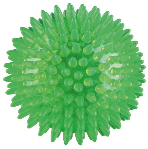 Ježko loptička plávajúca hračka pre psa čistí zuby 8 cm