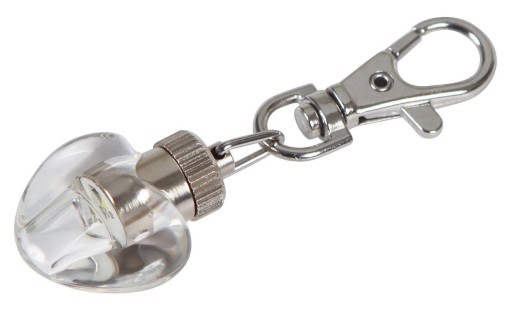 KERBL Svietiaci prívesok na obojok v tvare srdca Maxi Safe, 3x2,5cm [81