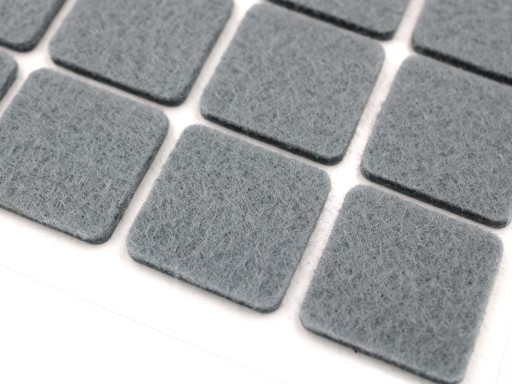 Samolepiace plsti STAROSTLIVOSŤ O PODLAHU 25x25 mm SVETLO SIVÁ