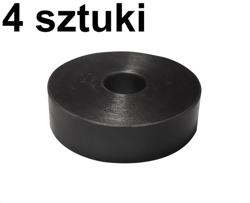 Antivibračná podložka, gumový izolátor vibrácií 40 x 10 x 10 mm - 4 kusy