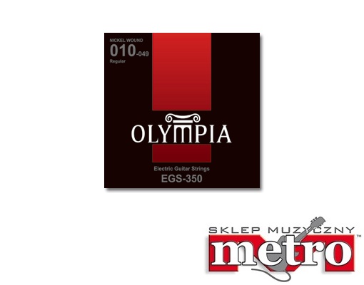 STRUNY ELEKTRICKEJ GITARY 10-49 OLYMPIA EGS350