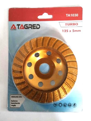 TURBO DIAMANTOVÁ POSTIERKA KOTOUČ NA BETÓN 125 MM