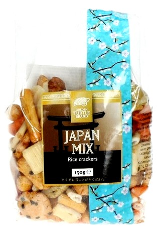 Arare ryžové krekry, snack mix Japonsko 150g