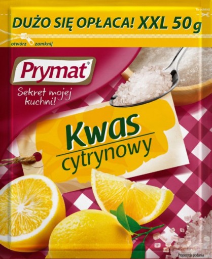 Kyselina citrónová XXL 50g Prymat