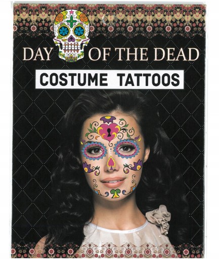 HALLOWEENSKÉ TETOVANIE UMÝVAJÚCOU VODOU RÔZNE VZORKY