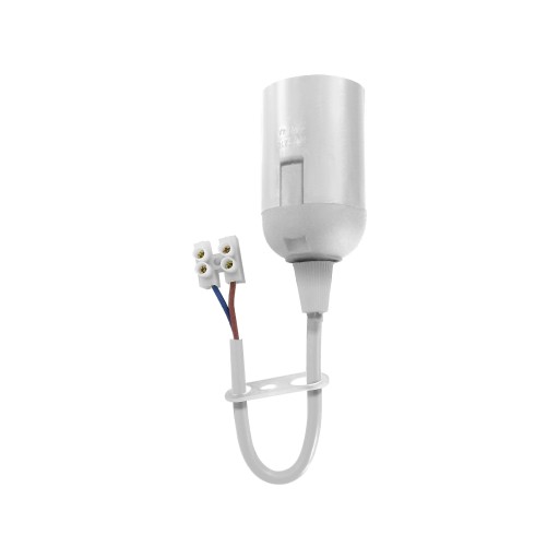 OPRAVNÁ LAMPA E27 BIELA 15CM S KOCKOU LH/E27