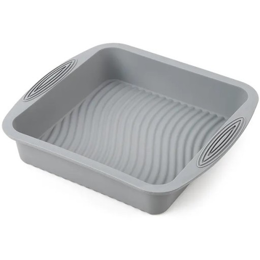 PEVNÁ SILIKÓNOVÁ FORMA NA TORTY, PEČENIE, VEĽKÉ ŠTVORCOVÉ