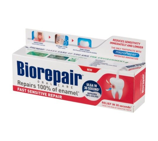 BioRepair pasta na obnovu zubnej skloviny 75ml bez fluoridu