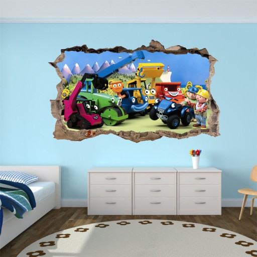 Nálepka na stenu BOB THE BUILDER! Veľký výber!