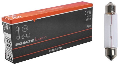 C5W 36MM HOALTE ŽIAROVKY VNÚTORNÁ GLÓBOVÁ DOSKA 12V 5W 10 KS