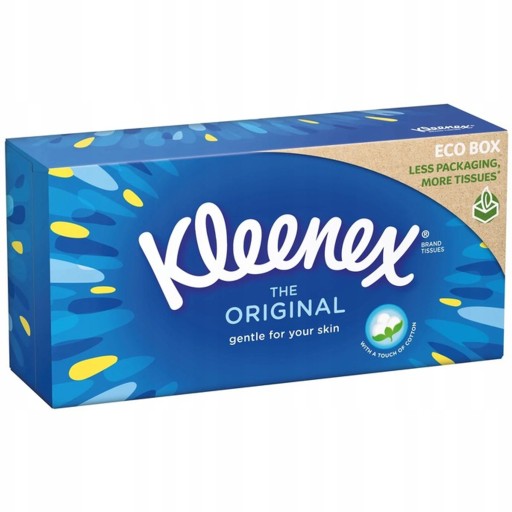 2x vreckovky KLEENEX Original v krabici 72 ks.