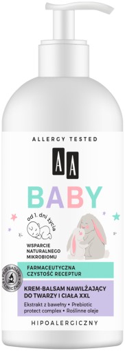AA BABY Hydratačný krém-balzam na tvár a telo