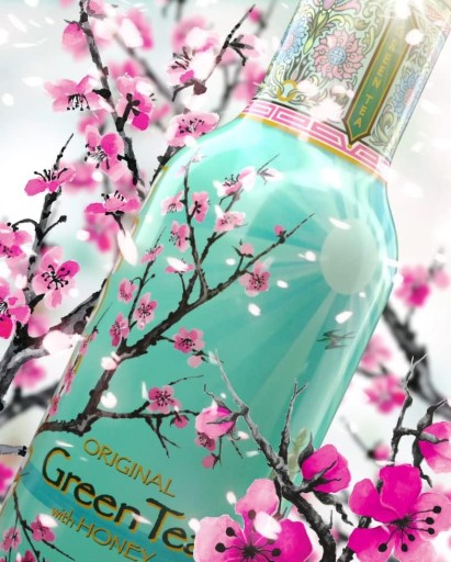 ARIZONA zelený čaj s medom 450 ml