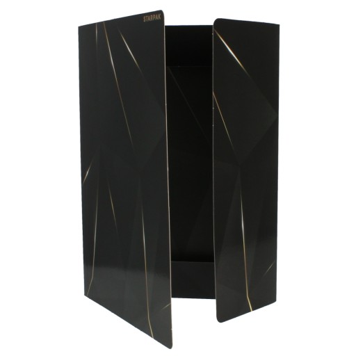 BLACK FOLDER s gumičkou papier A4 STARPAK JEDNOTLIVÝ priečinok na dokumenty