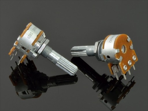 ALPS RK163 STEREO LOGO 100KAX2 POTENCIOMETER