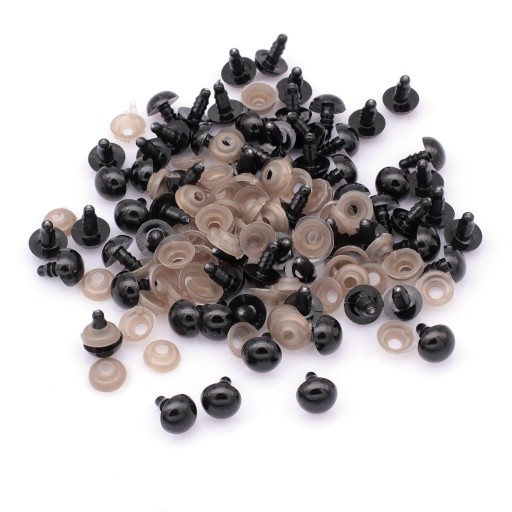 Oká so závitom a svorkami Plast 8mm 50 párov