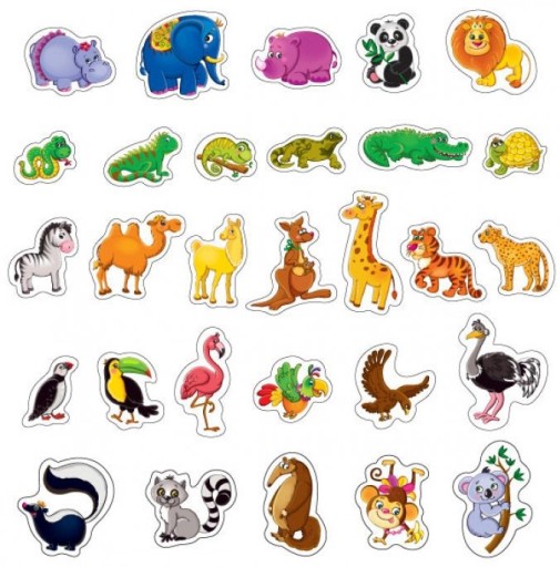 VZDELÁVACIA HRA MÔJ MALÝ SVET MAGNETOV ZOO ROTER KAFER PUZZZ