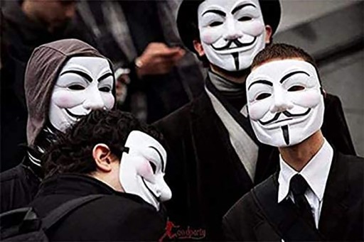 ANONYMNÁ VENDETTA MASKA STOP ACTA KARNEVAL