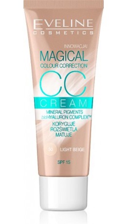 EVELINE MAGICKÝ CC KRÉM 50 SVETLO BÉŽOVÝ 30ML