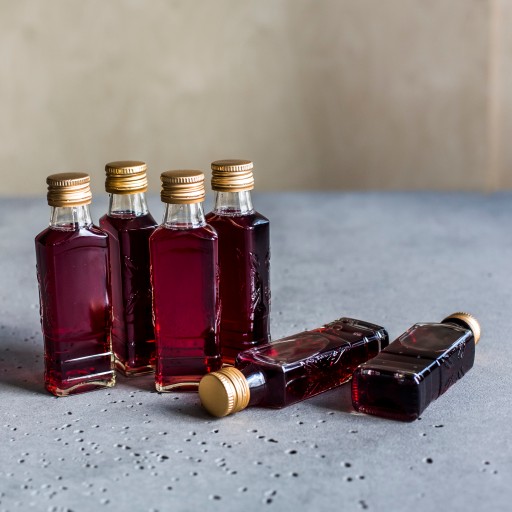 6ks DEKORAČNÉ FĽAŠE 100ml BROWIN 631527