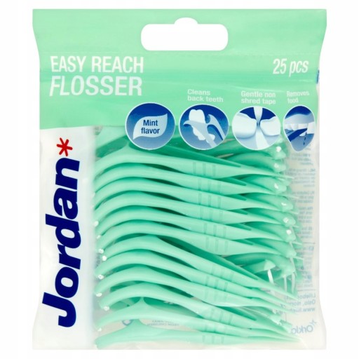 JORDAN FLOSSER 3v1 NITOVÝ ČISTIČ NA PÁSKY 25 KS